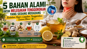 5 Cara Alami Melegakan Tenggorokan yang Sakit dan Meradang