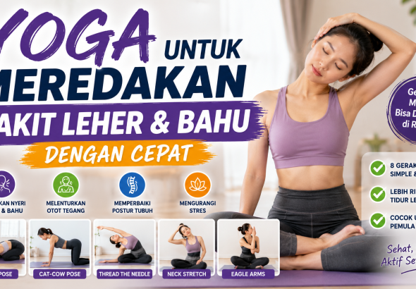 Yoga untuk meredakan sakit leher dan bahu