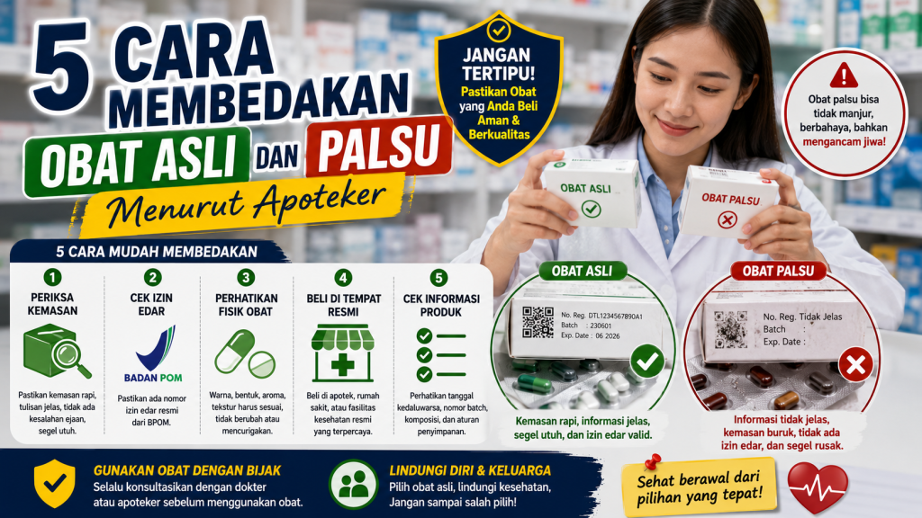 Waspada Obat Palsu! Ini 5 Cara Mudah Mengenali Obat Asli Menurut Apoteker