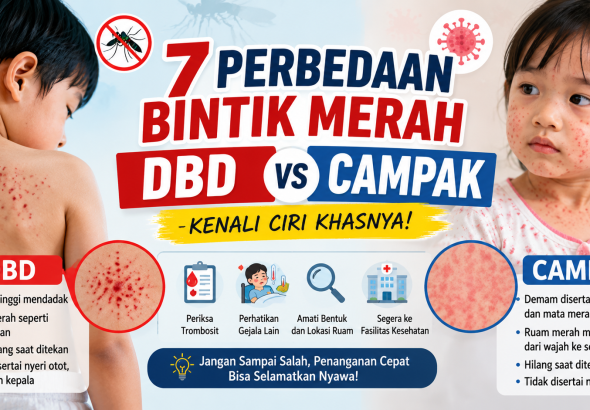 Kenali Gejalanya! 7 Perbedaan DBD dan Campak yang Tidak Boleh Diabaikan