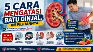 cara mengatasi batu ginjal