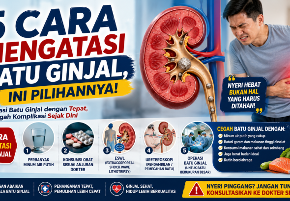 cara mengatasi batu ginjal