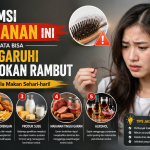makanan penyebab rambut rontok