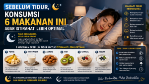 makanan sebelum tidur