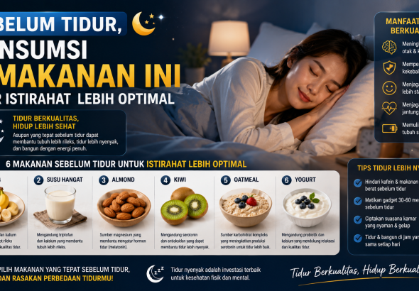 makanan sebelum tidur