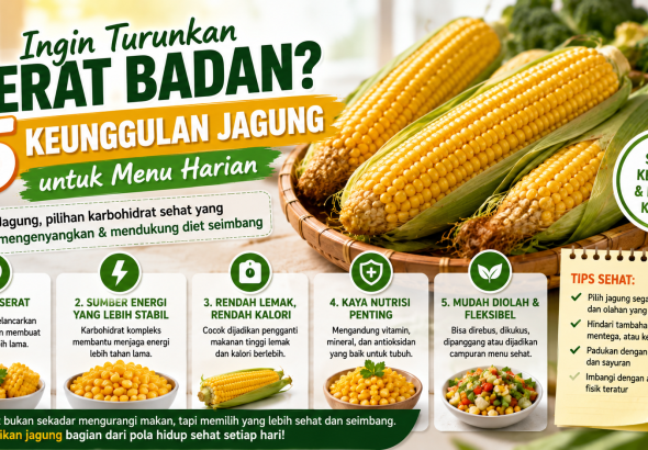 keunggulan jagung untuk menurunkan berat badan