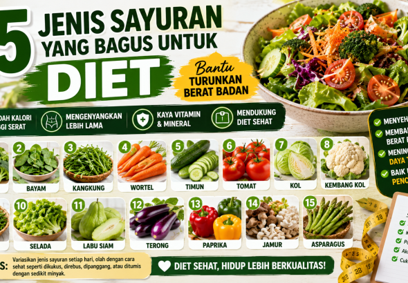 sayuran yang bagus untuk diet