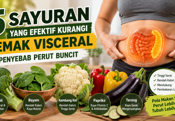 sayuran untuk mengurangi lemak visceral