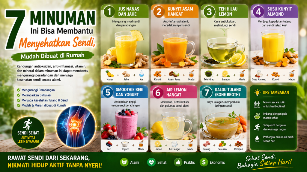 minuman untuk kesehatan sendi