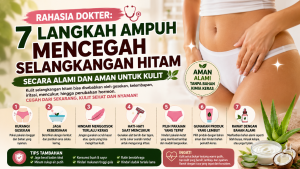 cara mencegah selangkangan hitam