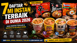 7 Mi Instan Premium Terbaik di Dunia 2026 yang Layak Dicicipi