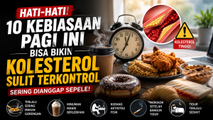 Hati-Hati! 10 Kebiasaan Pagi Ini Bisa Bikin Kolesterol Sulit Terkontrol