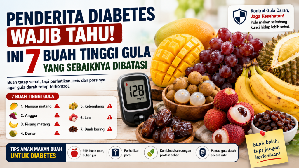 buah tinggi gula untuk penderita diabetes