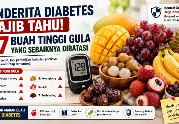 buah tinggi gula untuk penderita diabetes