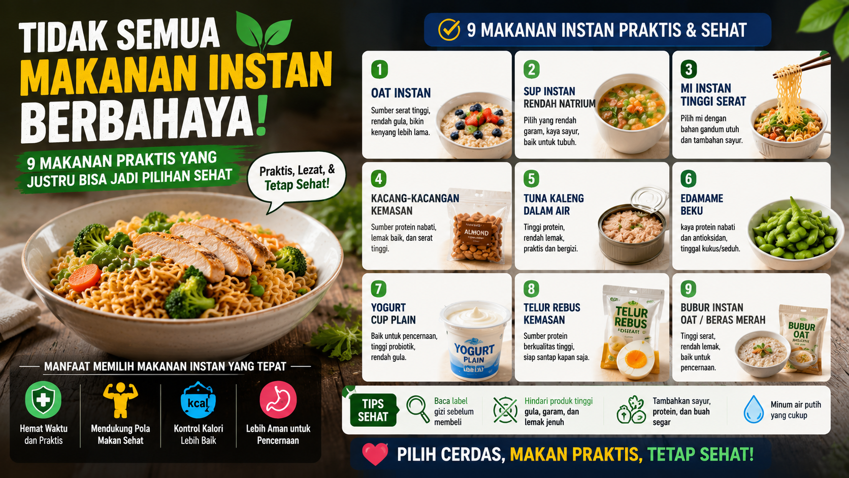 makanan siap saji sehat