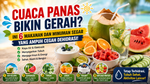 makanan dan minuman cegah dehidrasi