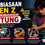 kebiasaan Gen Z yang membahayakan jantung