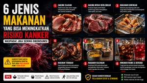 Waspada! 6 Jenis Makanan Ini Bisa Meningkatkan Risiko Kanker Jika Berlebihan