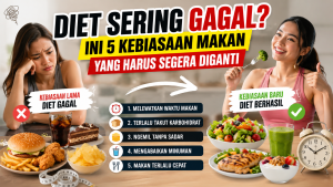 kebiasaan yang membuat diet gagal