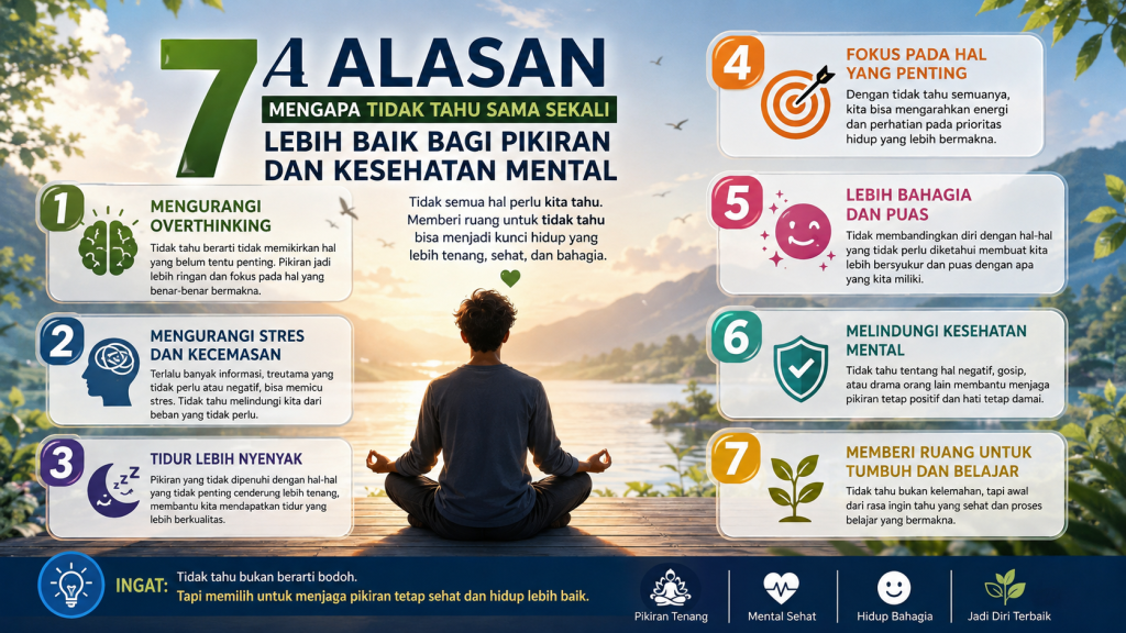 Tidak Tahu Segalanya Bukan Berarti Bodoh, Justru Bisa Baik untuk Kesehatan Mental