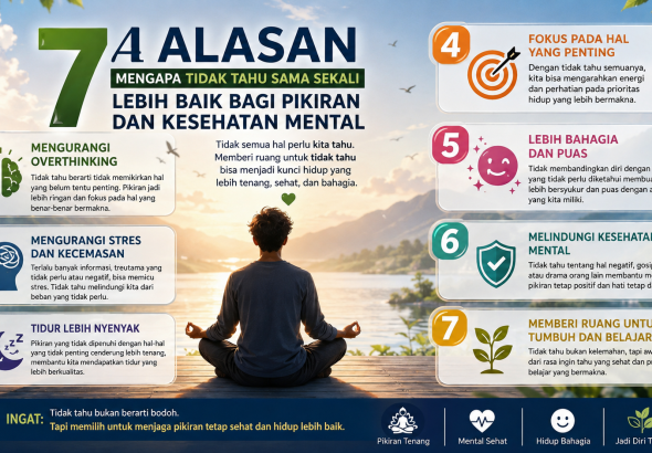 Tidak Tahu Segalanya Bukan Berarti Bodoh, Justru Bisa Baik untuk Kesehatan Mental