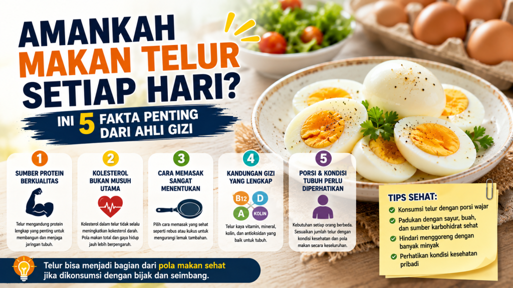 makan telur setiap hari