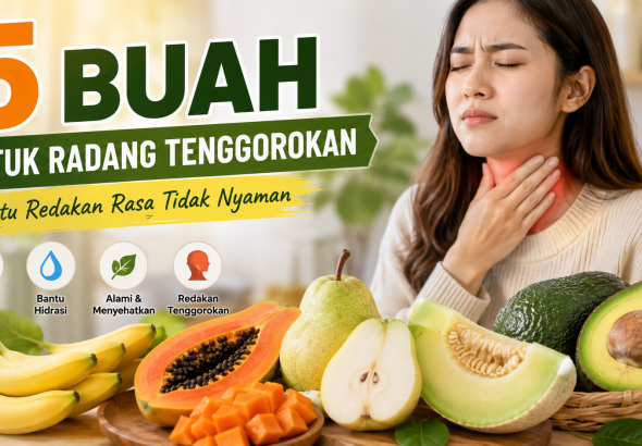 buah untuk radang tenggorokan