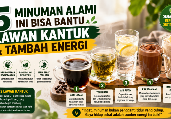 minuman alami untuk mengatasi kantuk