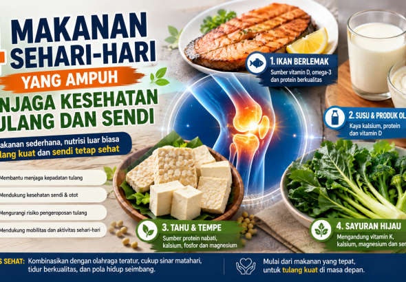makanan untuk kesehatan tulang dan sendi
