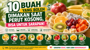 buah yang boleh dimakan saat perut kosong