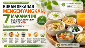 makanan untuk pemulihan saat demam