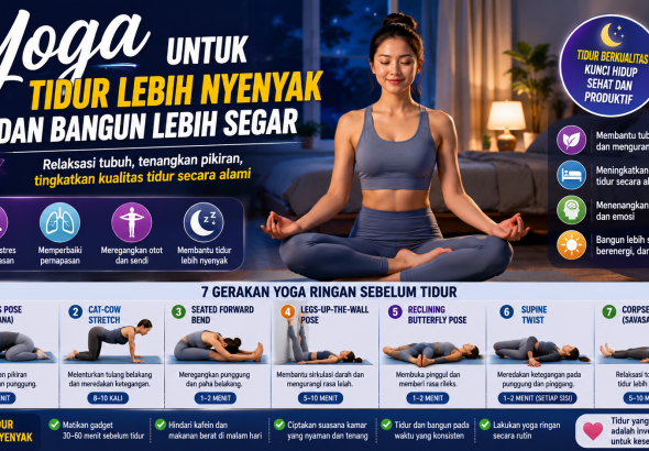 yoga untuk tidur lebih nyenyak