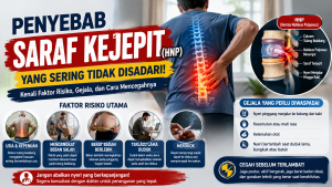 penyebab saraf kejepit HNP