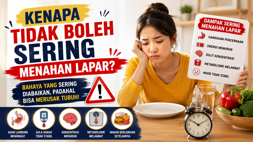 Kenapa Tidak Boleh Sering Menahan Lapar