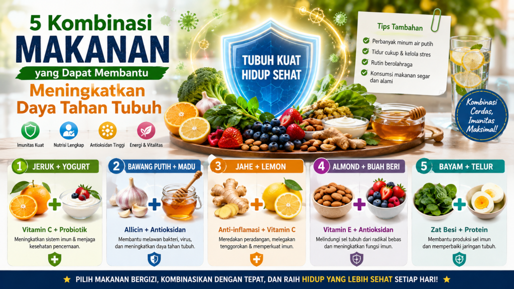makanan untuk daya tahan tubuh