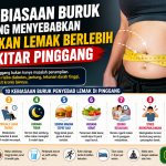 lemak di sekitar pinggang