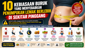 lemak di sekitar pinggang