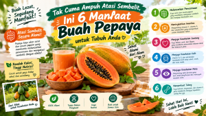 Tak Cuma Ampuh Atasi Sembelit, Ini 6 Manfaat Buah Pepaya untuk Tubuh Anda