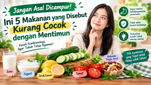 makanan yang tidak boleh dicampur dengan mentimun