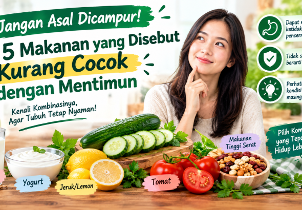 makanan yang tidak boleh dicampur dengan mentimun