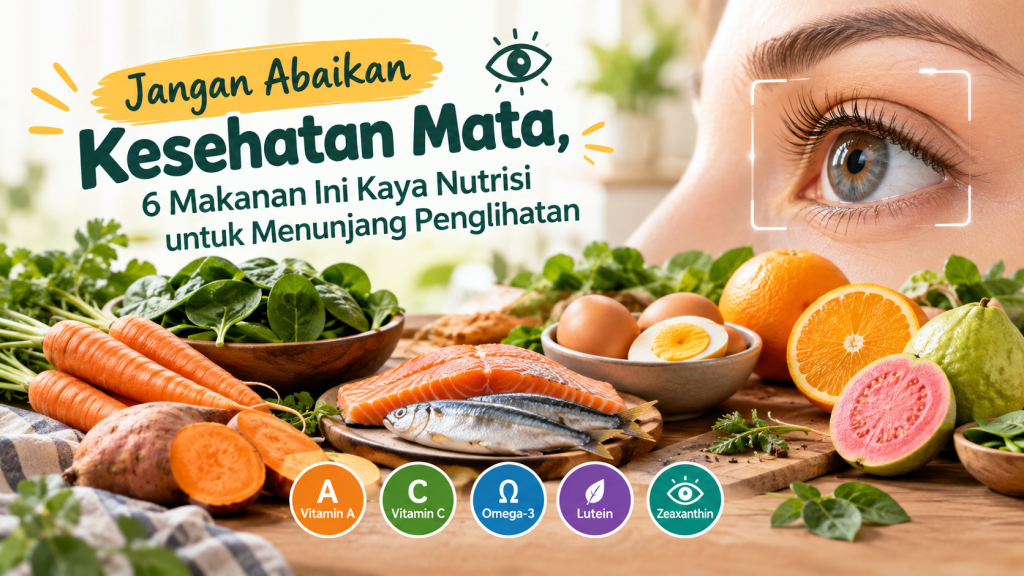 Jaga Mata dari Sekarang, Ini 6 Makanan yang Mendukung Kesehatan Penglihatan