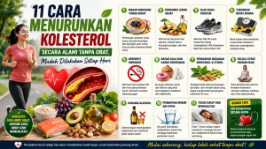 Ingin Kolesterol Lebih Terkontrol? Coba 11 Kebiasaan Alami Ini