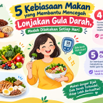 kebiasaan makan untuk mencegah lonjakan gula darah
