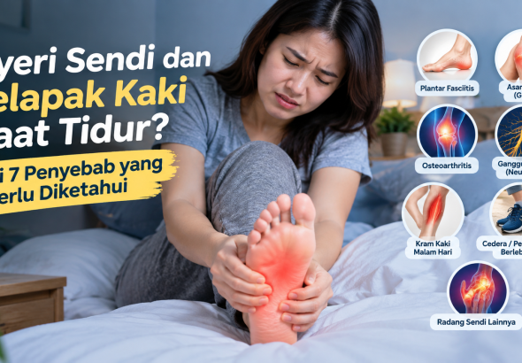 nyeri sendi dan telapak kaki saat tidur