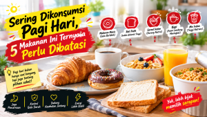 Kelihatannya Praktis dan Lezat, 5 Makanan Pagi Ini Jangan Terlalu Sering Dimakan
