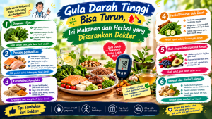 makanan untuk gula darah tinggi