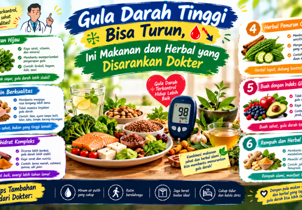 makanan untuk gula darah tinggi