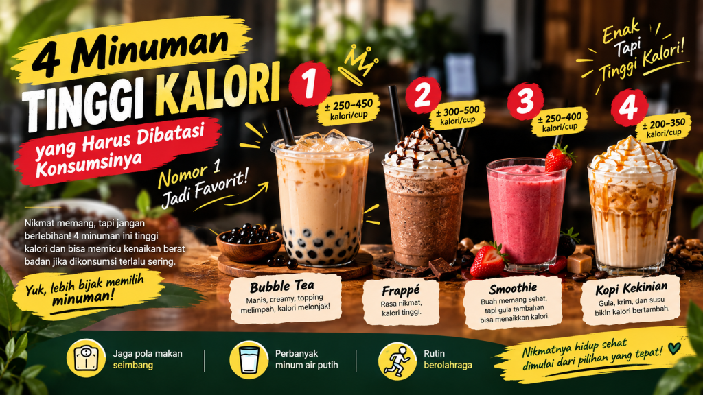 minuman tinggi kalori