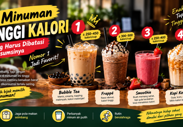 minuman tinggi kalori