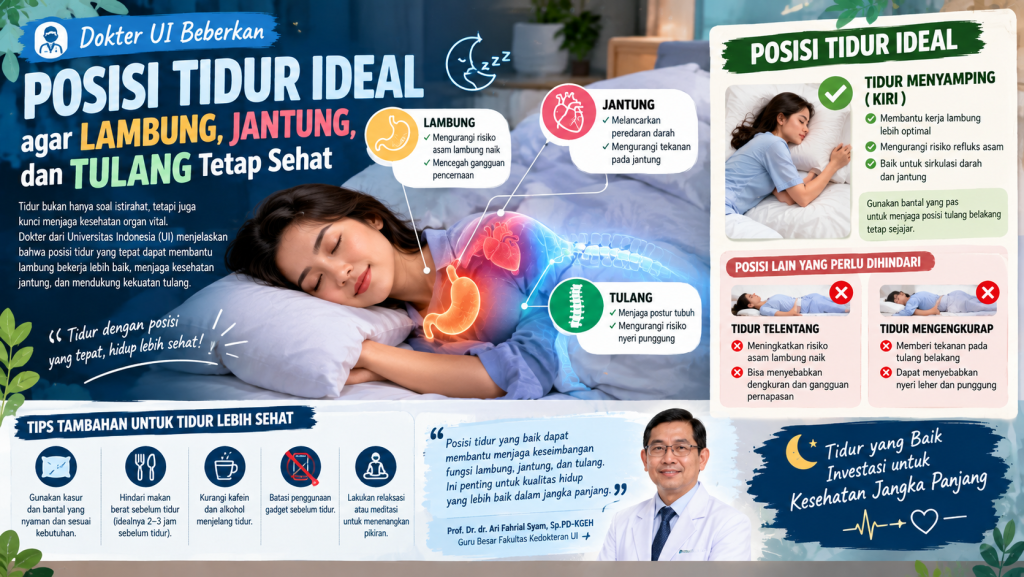 posisi tidur yang baik